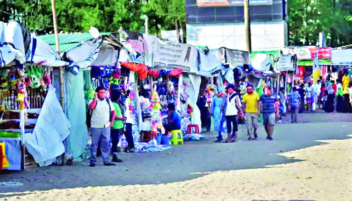 কক্সবাজার সমুদ্রসৈকতের সুগন্ধা পয়েন্টে অবৈধভাবে গড়ে তোলা মার্কেটের একাংশ কক্সবাজার সমুদ্রসৈকতের সুগন্ধা পয়েন্টে অবৈধভাবে গড়ে তোলা মার্কেটের একাংশ