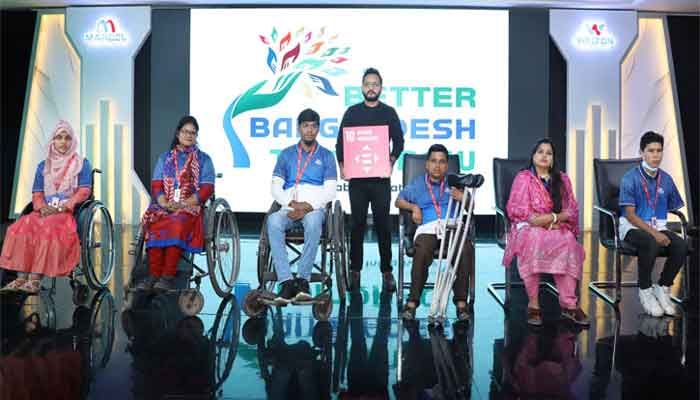 ওয়ালটনে নিয়োগ পাওয়া ৬ শারীরিক প্রতিবন্ধীর সঙ্গে প্রতিষ্ঠানটির এমডি ও সিইও গোলাম মুর্শেদ
ওয়ালটনে নিয়োগ পাওয়া ৬ শারীরিক প্রতিবন্ধীর সঙ্গে প্রতিষ্ঠানটির এমডি ও সিইও গোলাম মুর্শেদ