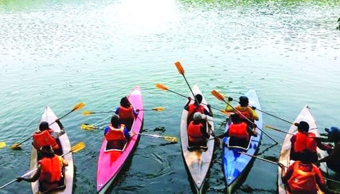 কাপ্তাইয়ে জনপ্রিয় হচ্ছে কায়াকিং ক্লাব