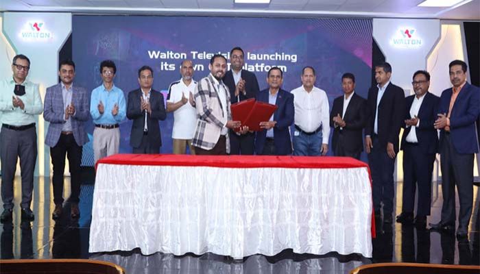 বঙ্গওয়াল লঞ্চিং প্রোগ্রামে ওয়ালটন এবং বঙ্গবিডির মধ্যে চুক্তি স্বাক্ষর করা হয়েছে