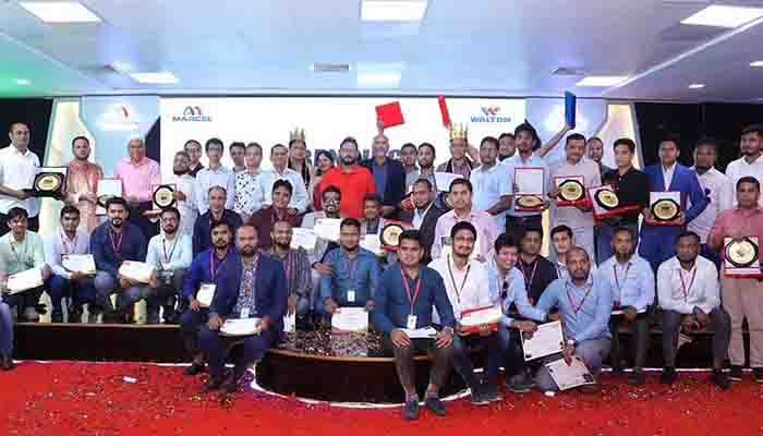 পুরস্কারপ্রাপ্তদের মধ্যে রয়েছে ২১টি পরিবেশক প্রতিষ্ঠান এবং ওয়ালটন প্লাজা। বাকি ২৬ জন প্রতিষ্ঠানটির কর্মকর্তা।